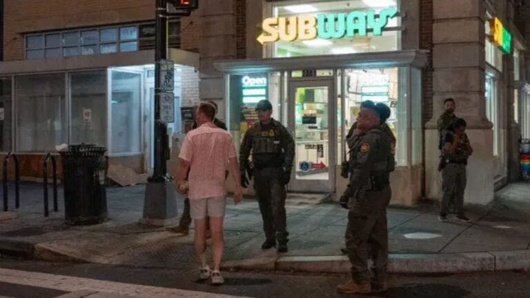 This Man Threw a Sandwich at Police